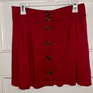 Cute red skirt